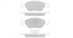 Комплект тормозных колодок AISIN ASN-2225